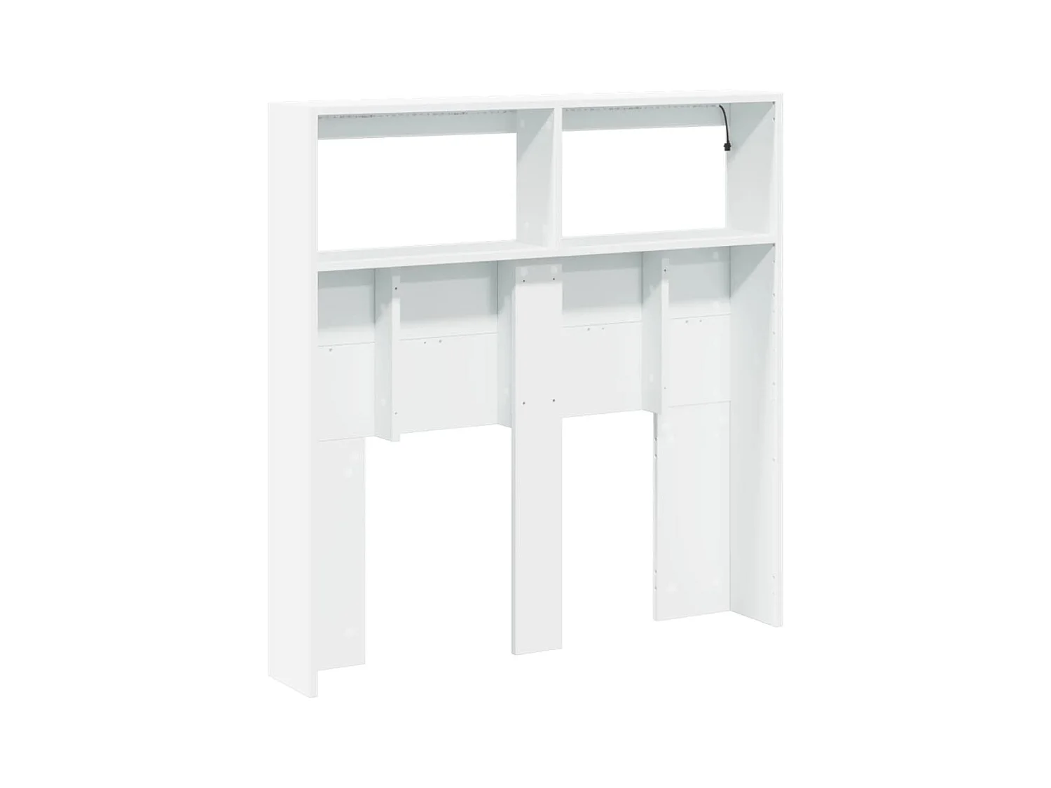 Cabecero de armario con LED blanco 100x17x102 cm