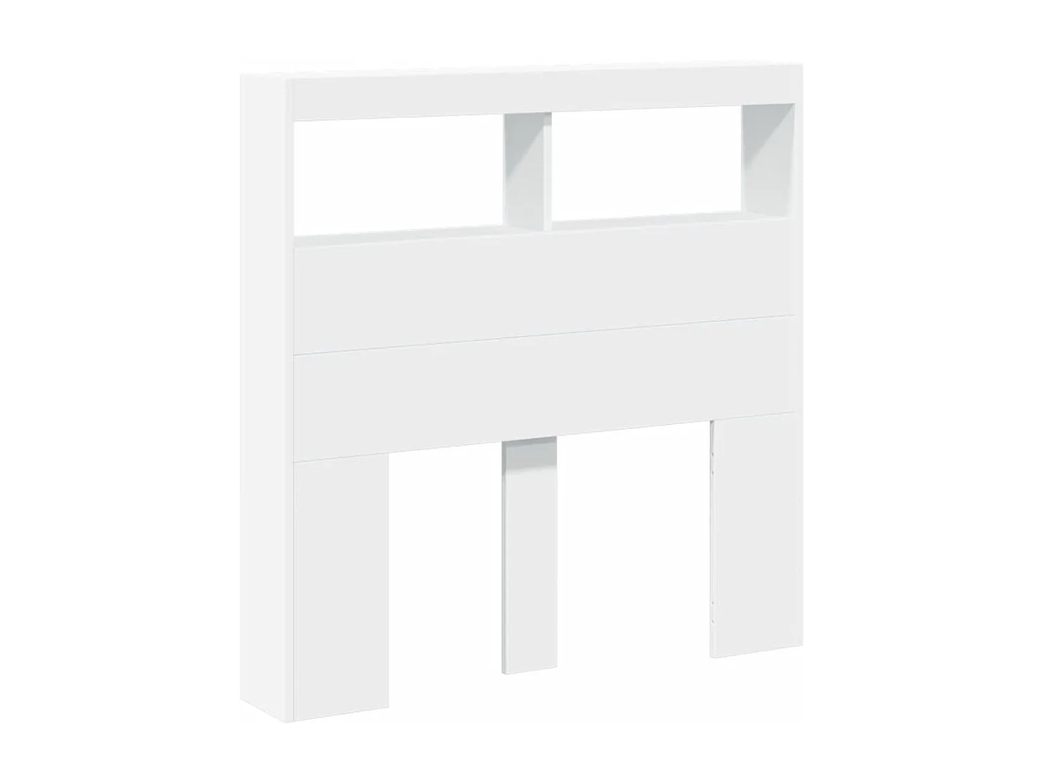 Cabecero de armario con LED blanco 100x17x102 cm