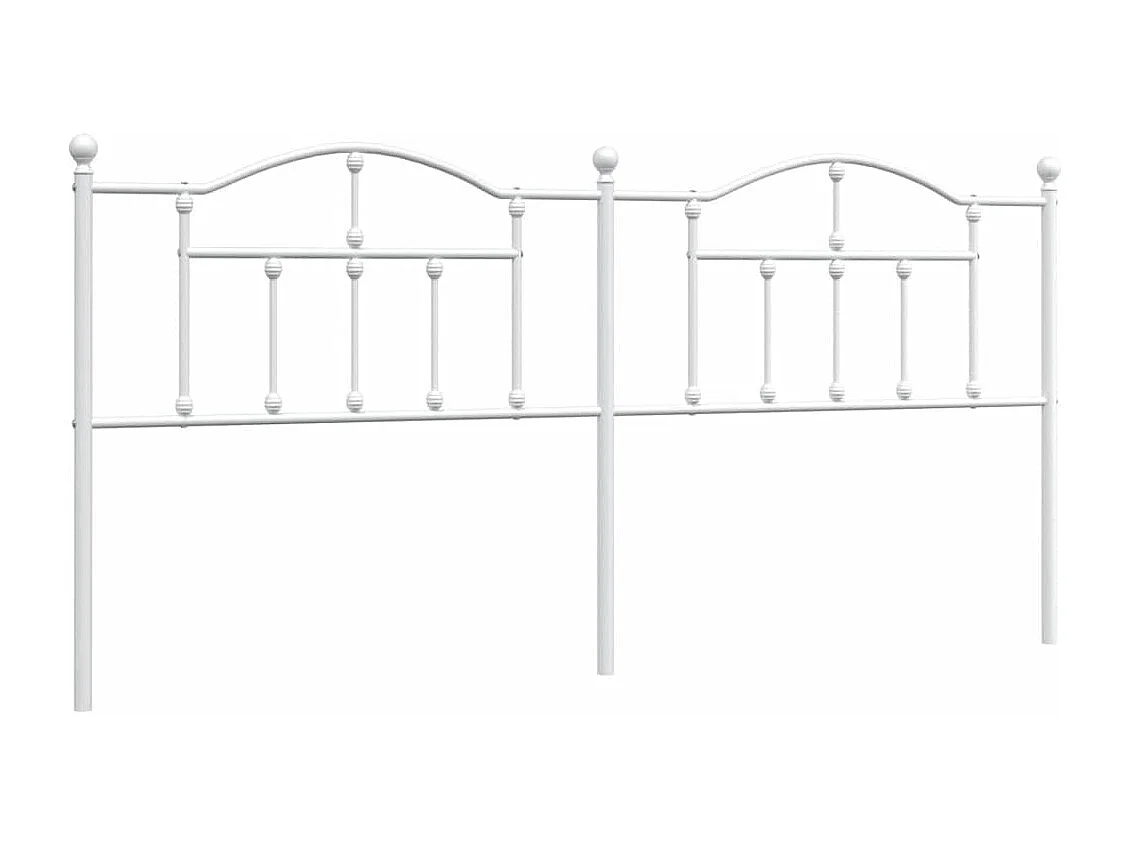 Cabecero de metal blanco 193 cm