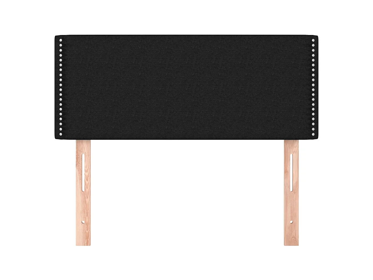 Tête de lit Noir 90x5x78/88 cm Tissu