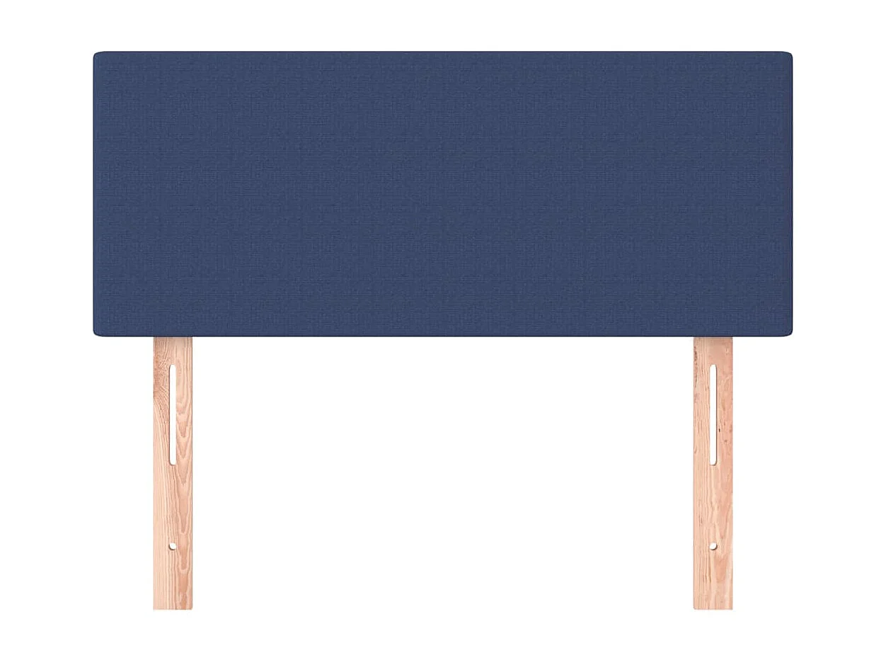 Testiera blu 100x5x78/88 cm Tessuto