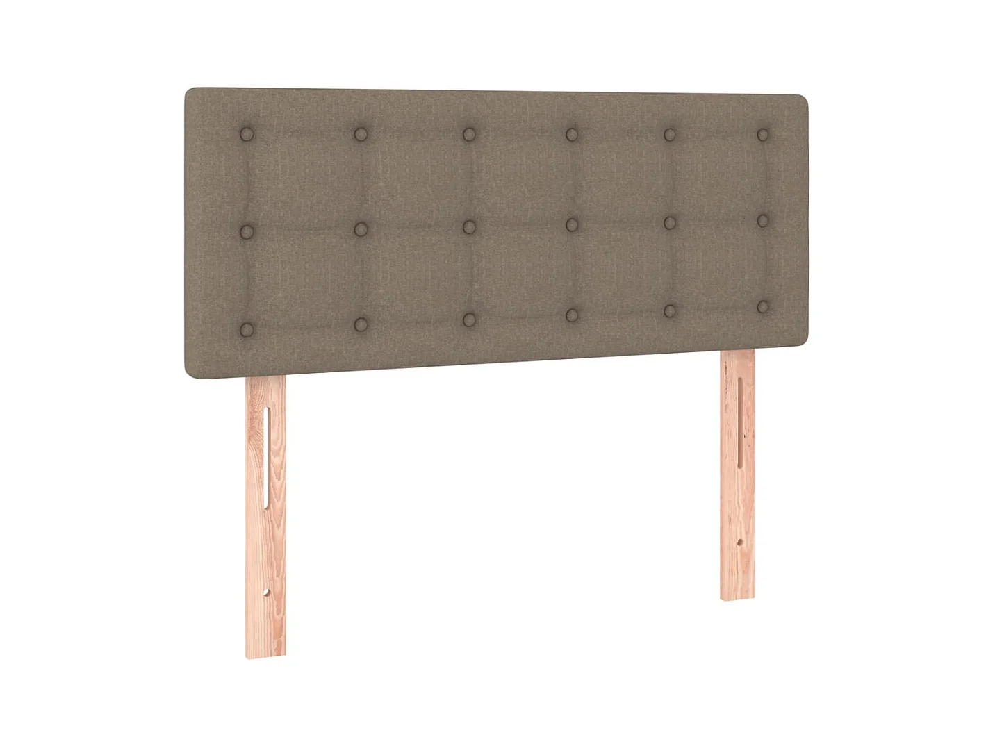 Tête de lit à LED Taupe 90x5x78/88 cm Tissu