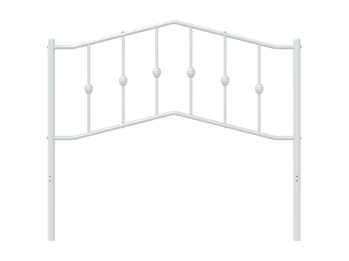 Tête de lit métal blanc 100 cm