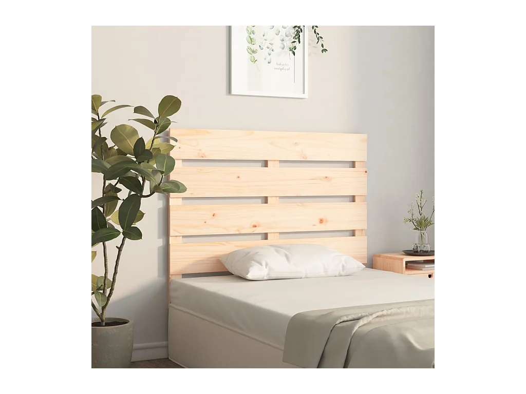 Hoofdbord 90x3x80 cm Massief grenenhout