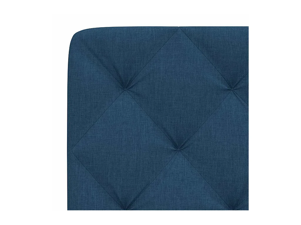 Blauw hoofdbordkussen 180 cm stof