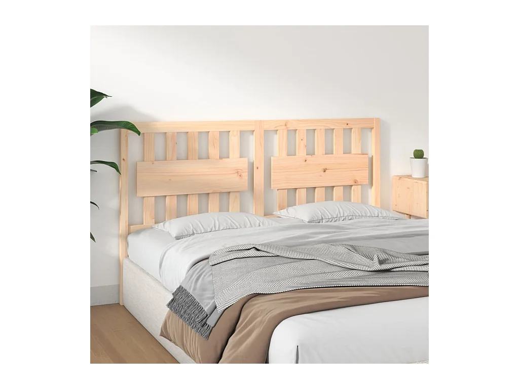 Testiera 165,5x4x100 cm Legno massello di pino