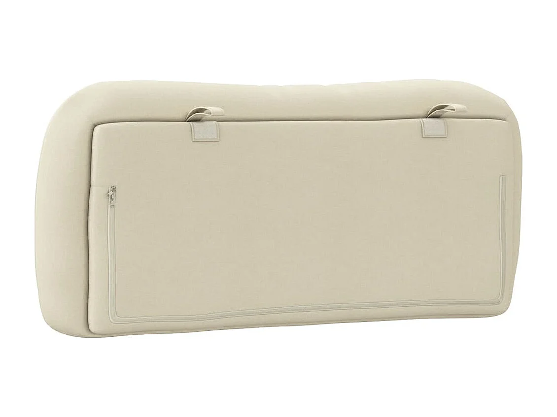 Cuscino testiera crema 80 cm tessuto