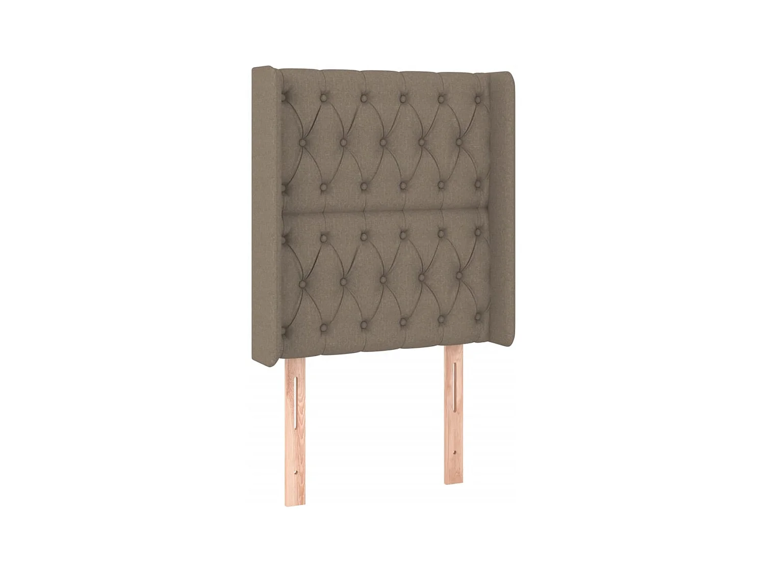 Testiera LED color tortora 83x16x118/128 cm Tessuto