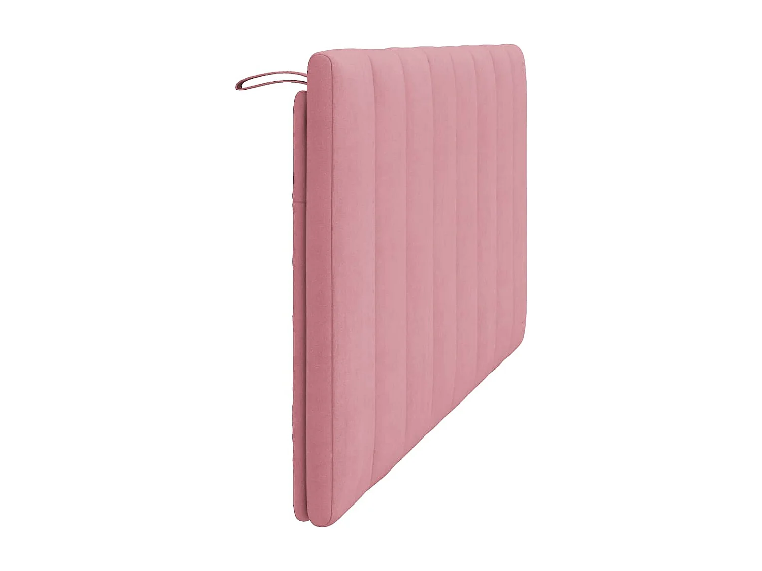 Cuscino testiera rosa 160 cm velluto