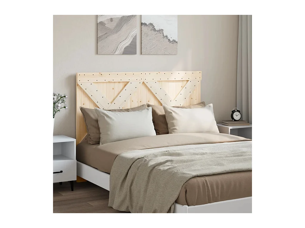 Hoofdbord 140x104 cm massief grenenhout