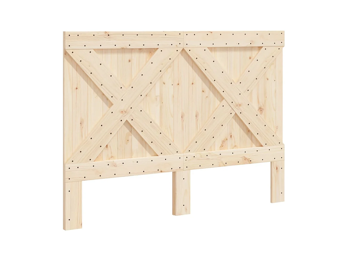 Hoofdbord 140x104 cm massief grenenhout