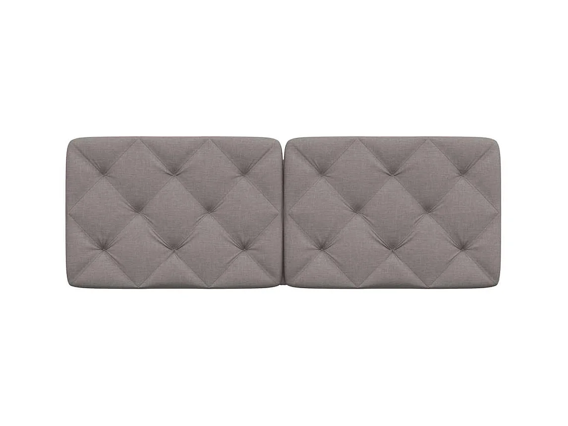 Cojín cabecero tela color topo 140 cm