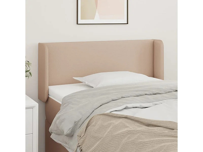 Cabecero con alas Cappuccino 93x16x78/88 cm Piel sintética