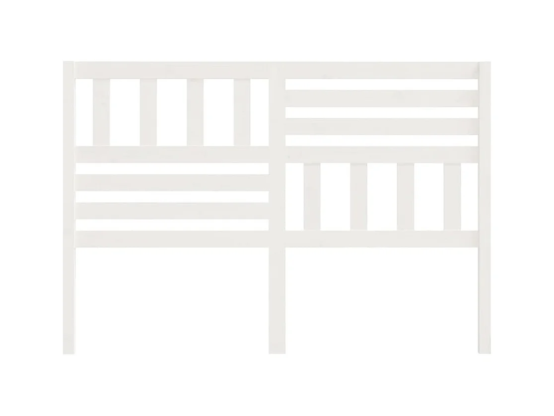 Cabecero blanco 166x4x100 cm Madera maciza de pino