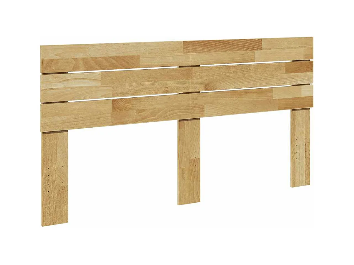 135 cm massief eikenhouten hoofdbord