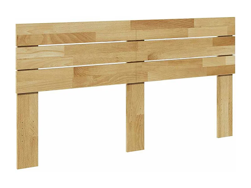 Tête de lit 135 cm bois massif de chêne