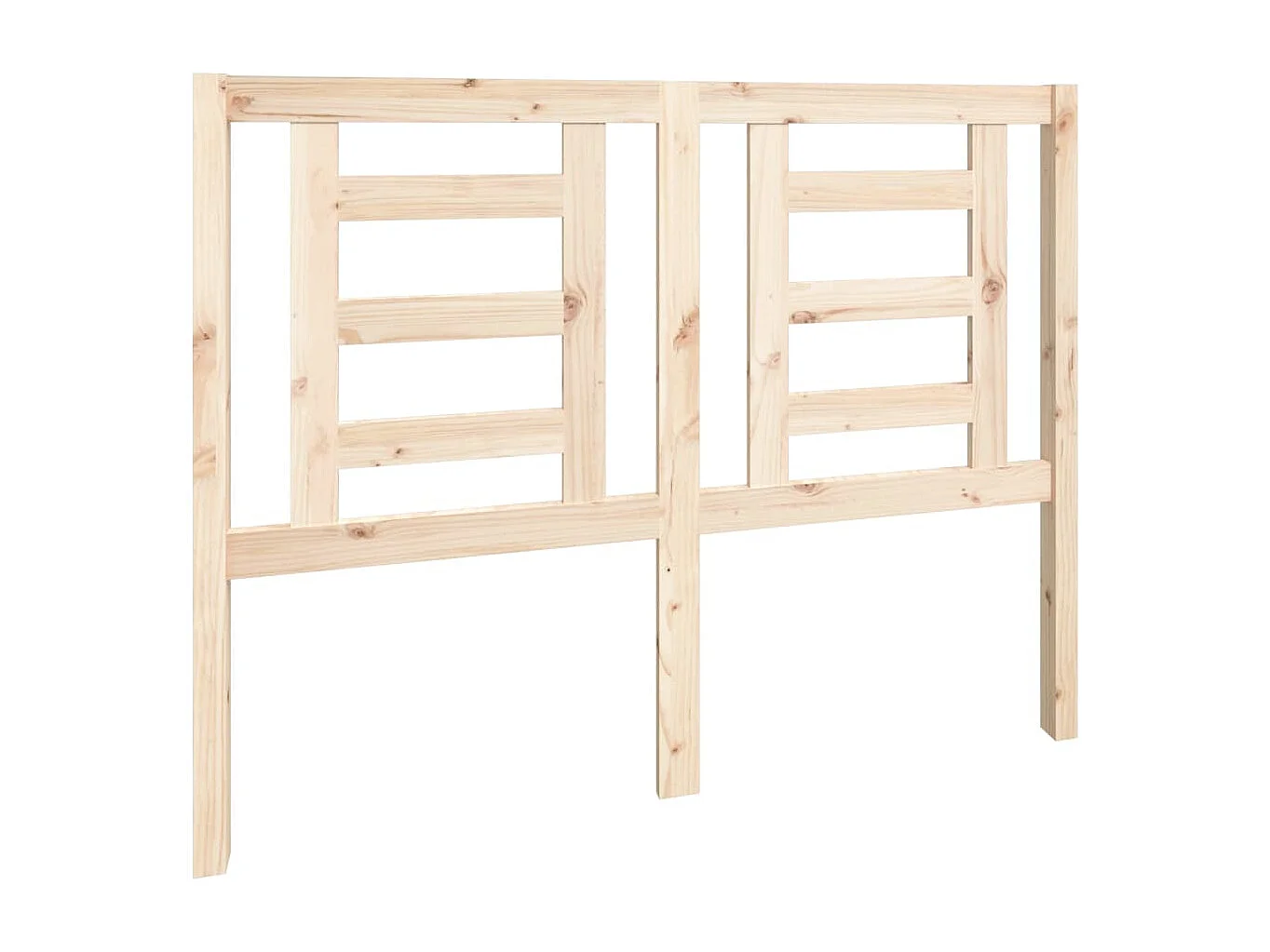 Hoofdbord 126x4x100 cm Massief grenenhout