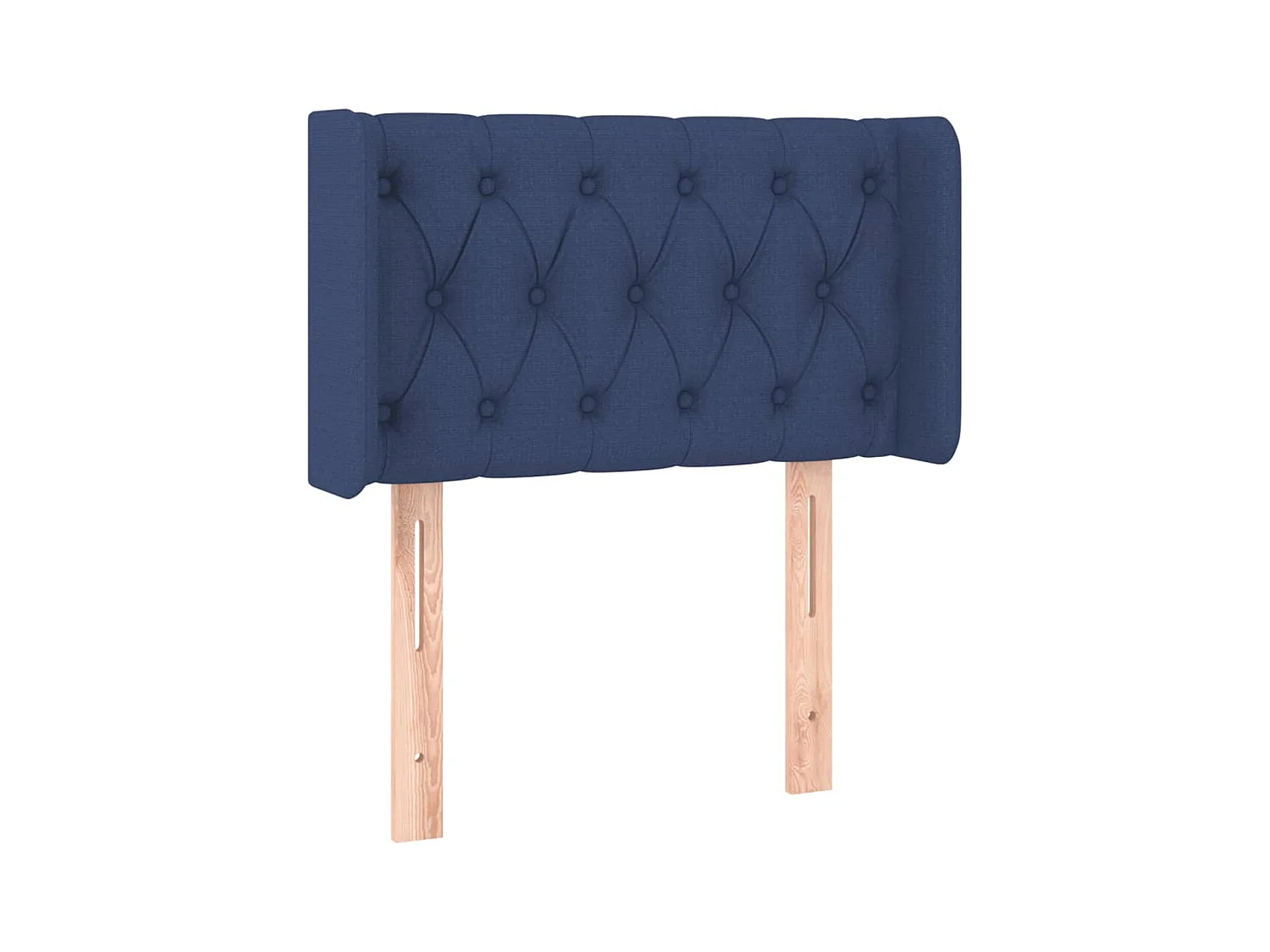 Blauw LED hoofdbord 83x16x78/88 cm Stof