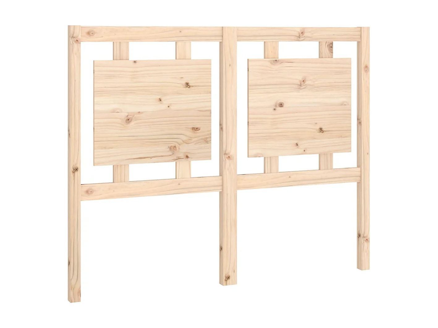 Cabecero 125,5x4x100 cm Madera maciza de pino