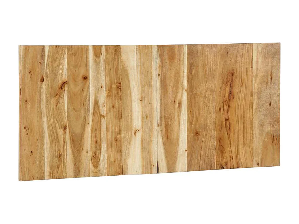 Testiera da 120 cm in legno massello di acacia