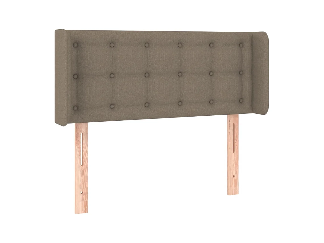 Tête de lit à LED Taupe 93x16x78/88 cm Tissu