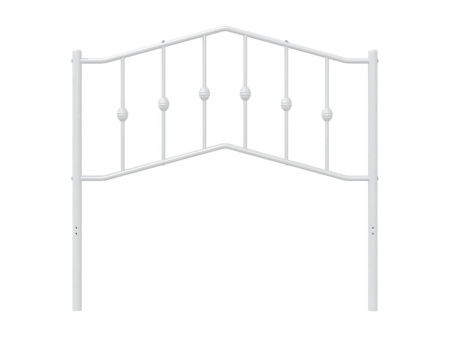 Tête de lit métal blanc 100 cm