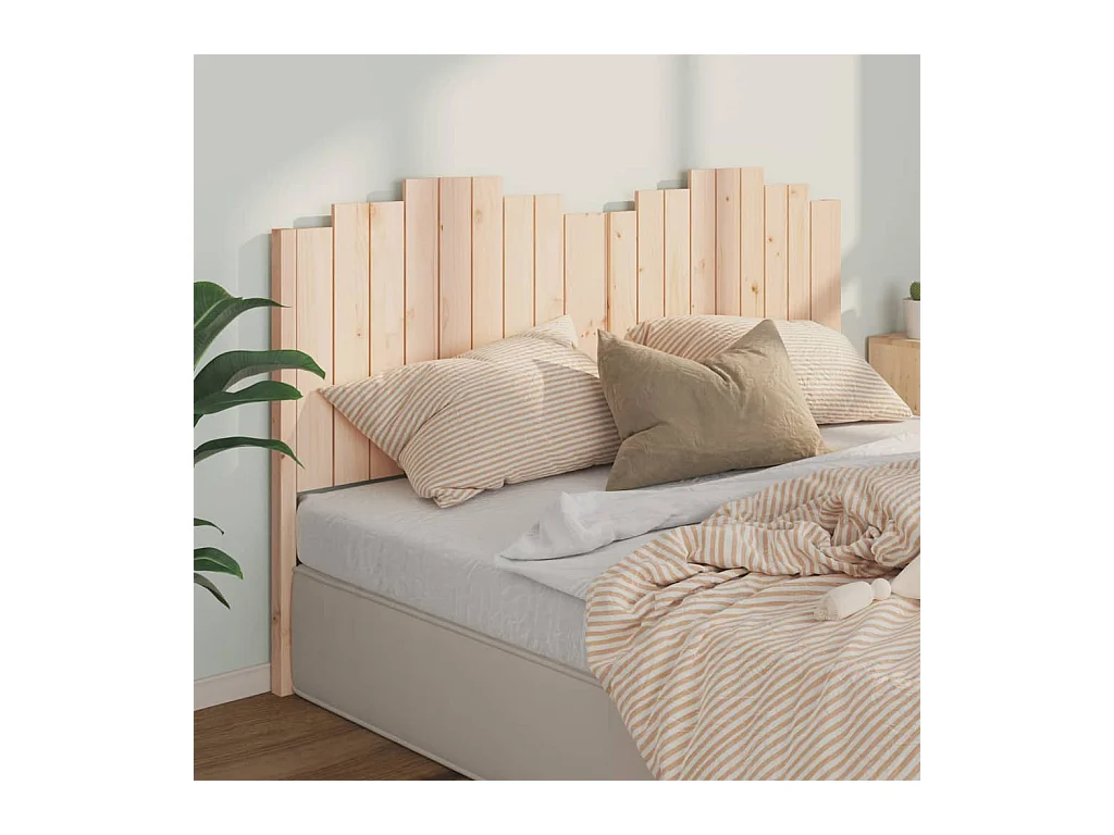 Cabecero 186x4x110 cm Madera maciza de pino