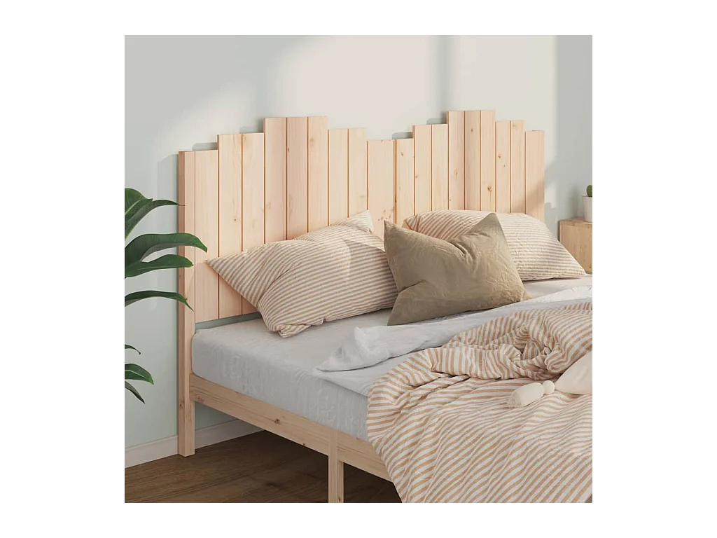 Cabecero 186x4x110 cm Madera maciza de pino