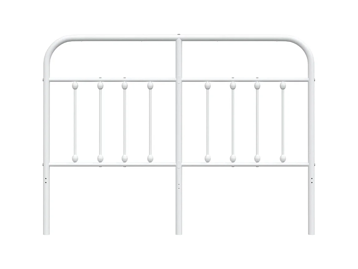 Cabecero de metal blanco 140 cm