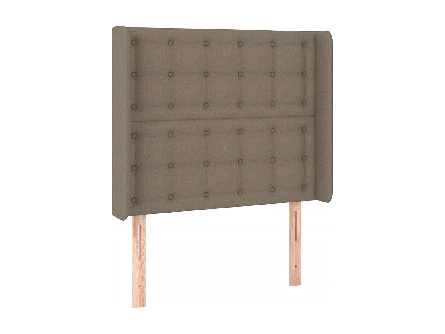 Tête de lit à LED Taupe 83x16x118/128 cm Tissu