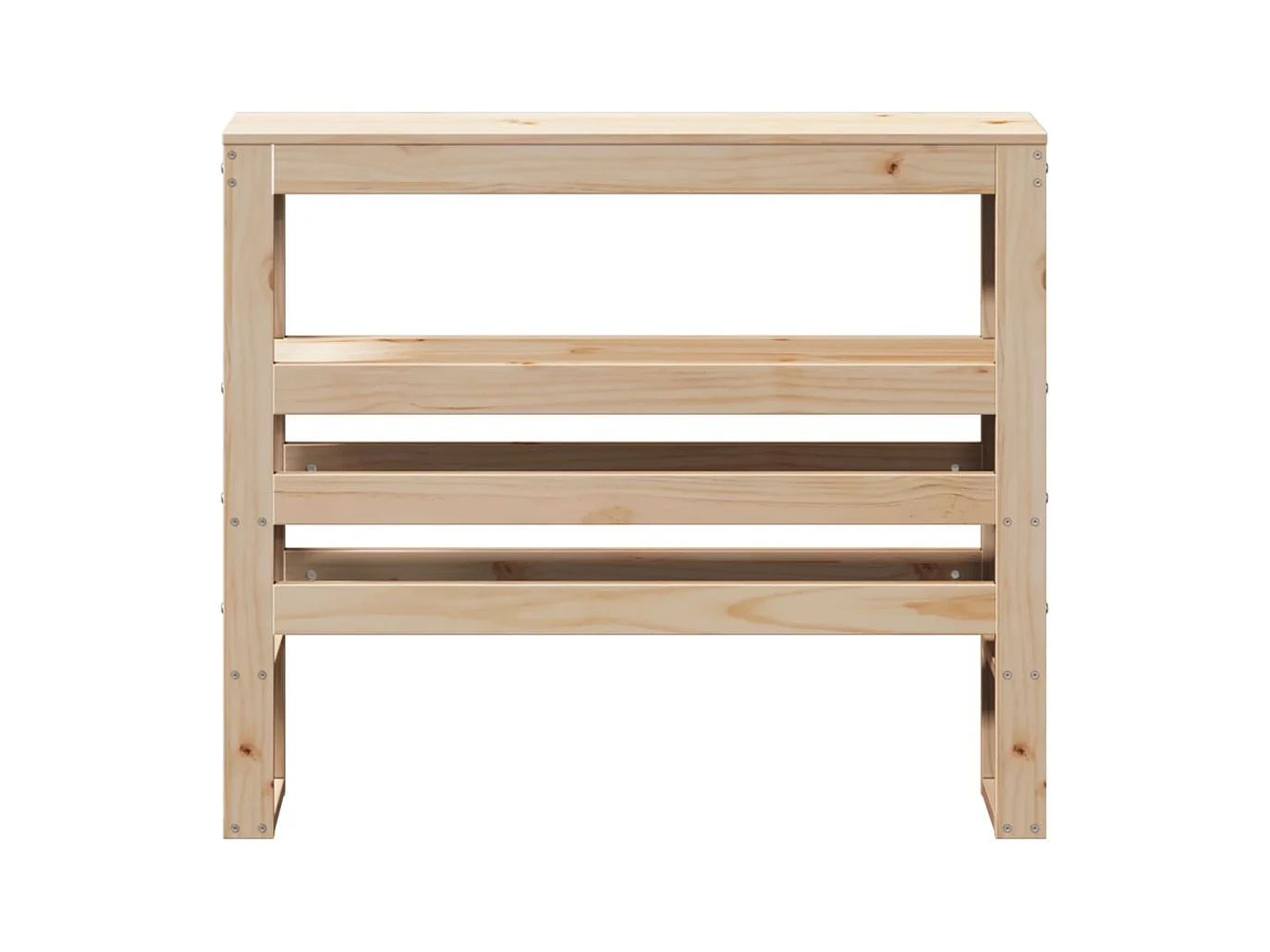 Cabecero con estantes 90 cm madera maciza de pino