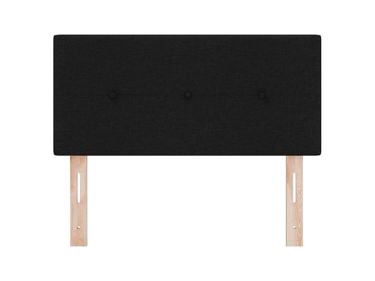 Cabecero LED con luces LED Tela negra 90 cm