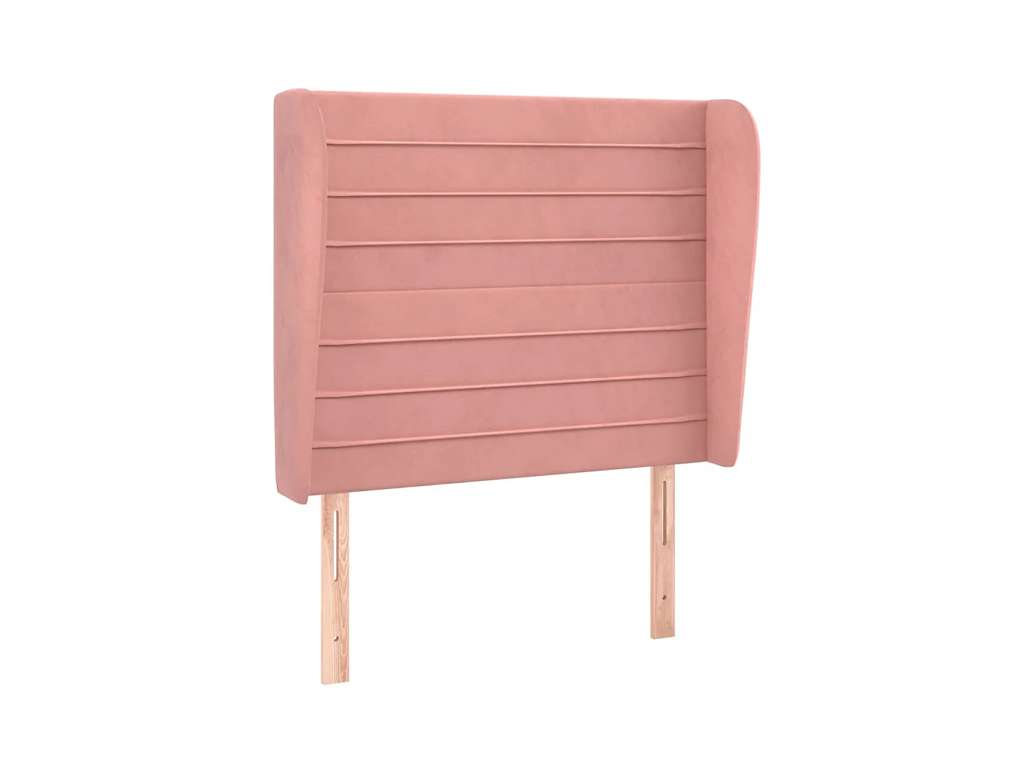 Hoofdbord met vleugels Rose 93x23x118/128 cm Fluweel