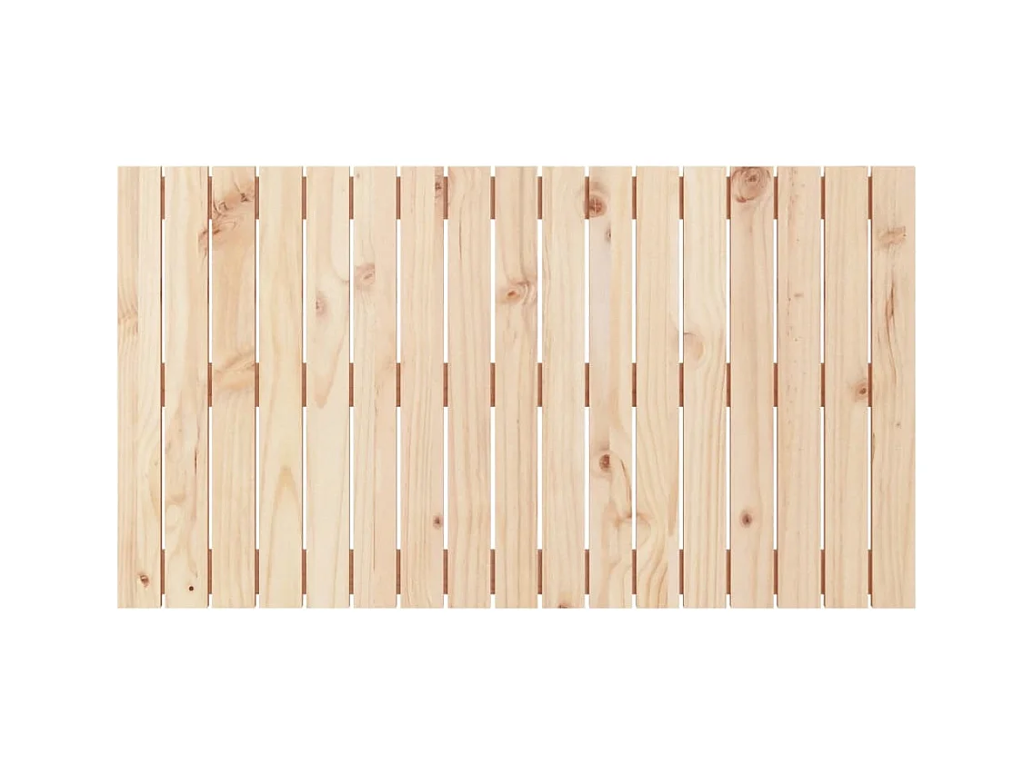 Cabecero de pared 108x3x60 cm Madera maciza de pino