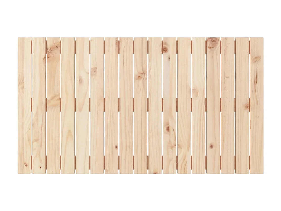 Tête de lit murale 108x3x60 cm Bois massif de pin