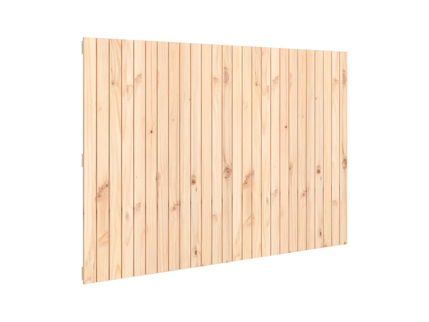 Wandhoofdbord 166x3x110 cm Massief grenenhout