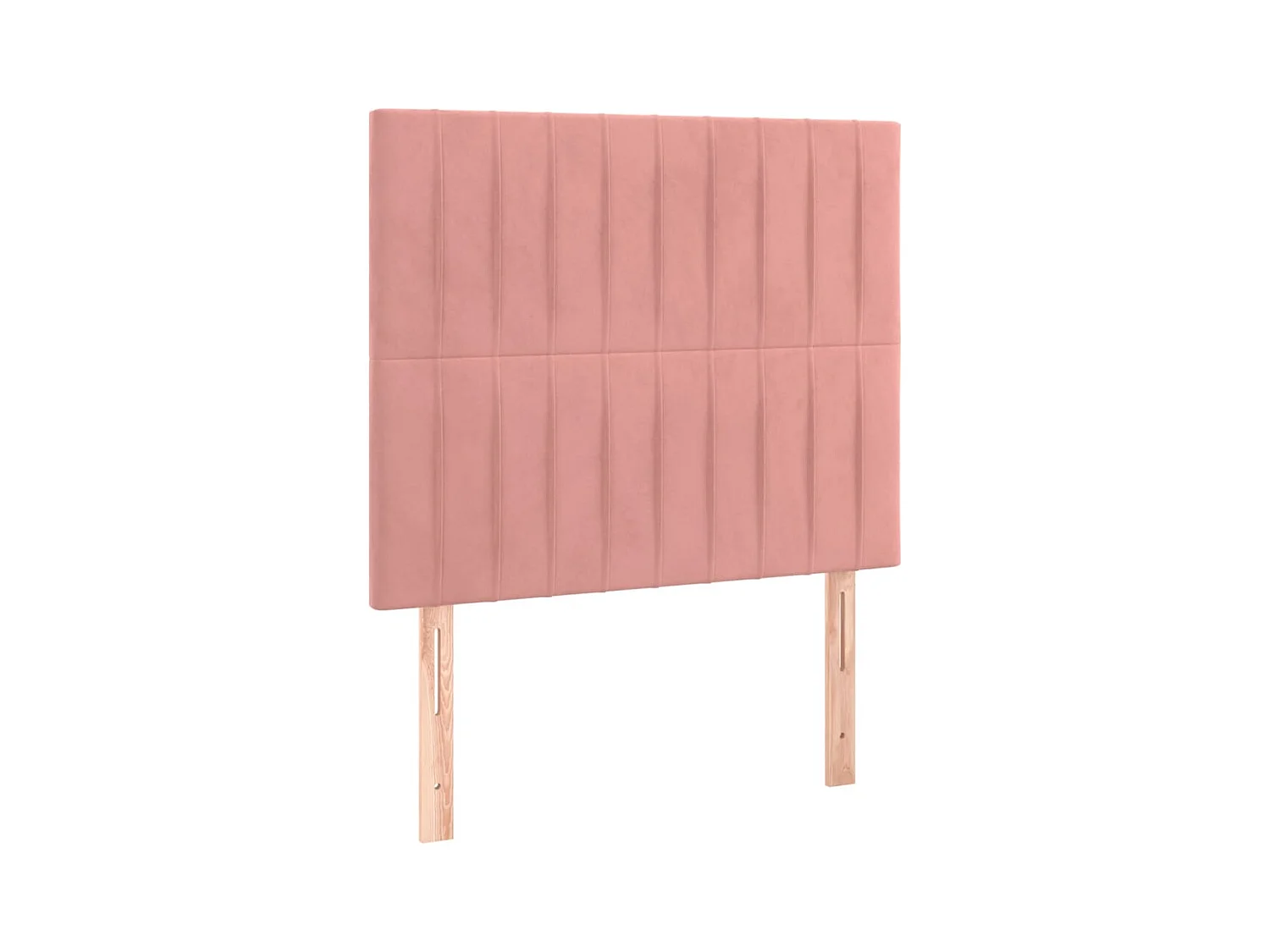 LED Hoofdbord Roze 80x5x118/128 cm Fluweel