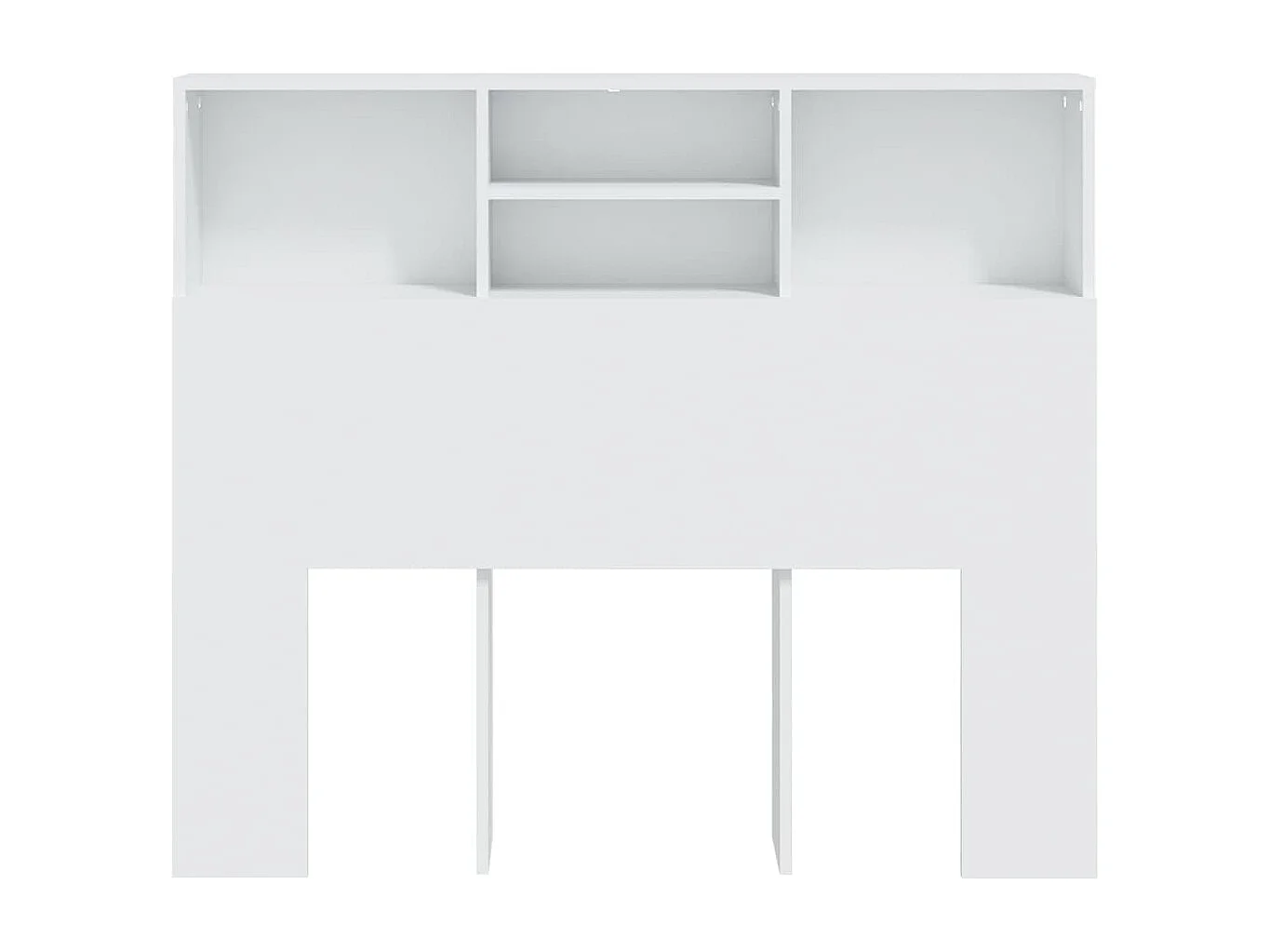 Mobile testiera bianco 120x19x103,5 cm