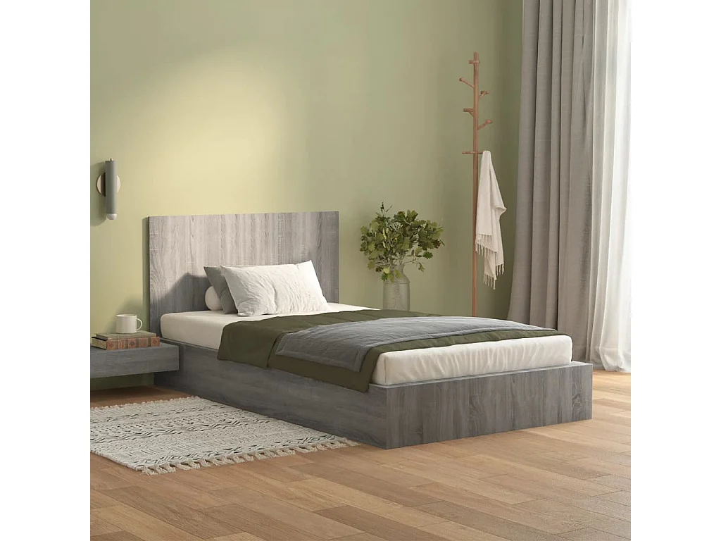 Cabecero Sonoma gris 120x1,5x80 cm Madera de ingeniería