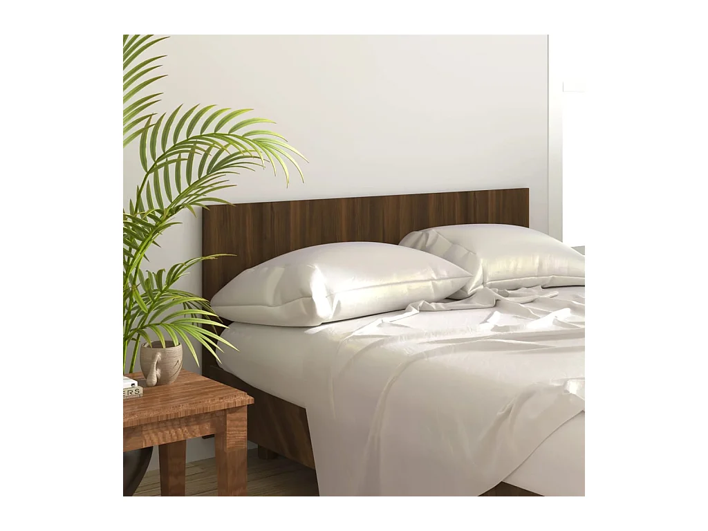 Cabecero Roble marrón 160x1,5x80 cm Madera de ingeniería