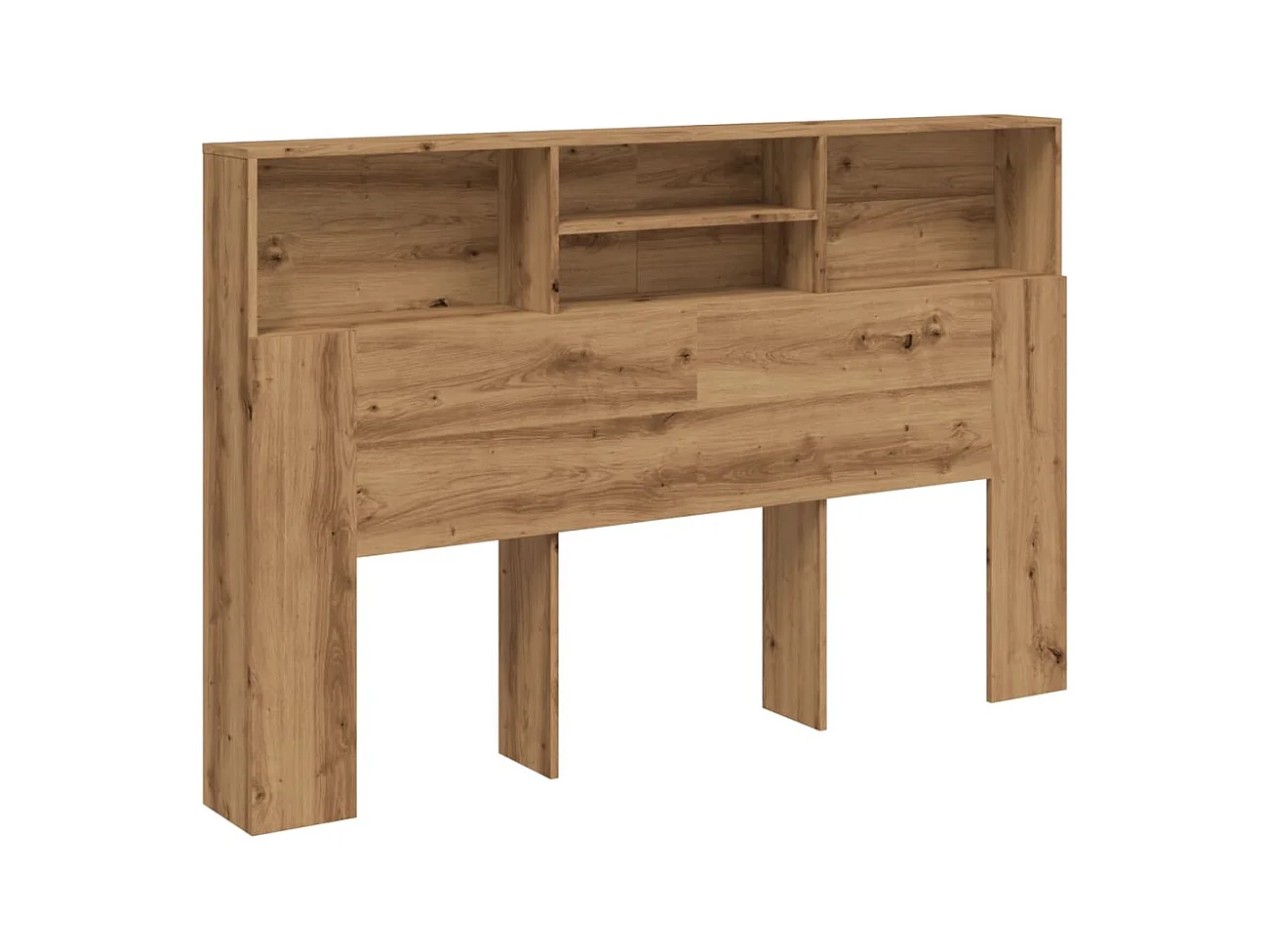 Cabecero de roble artesanal 180x19x103,5 cm