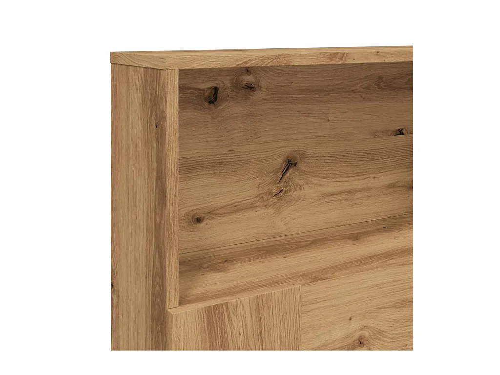 Cabecero de roble artesanal 180x19x103,5 cm