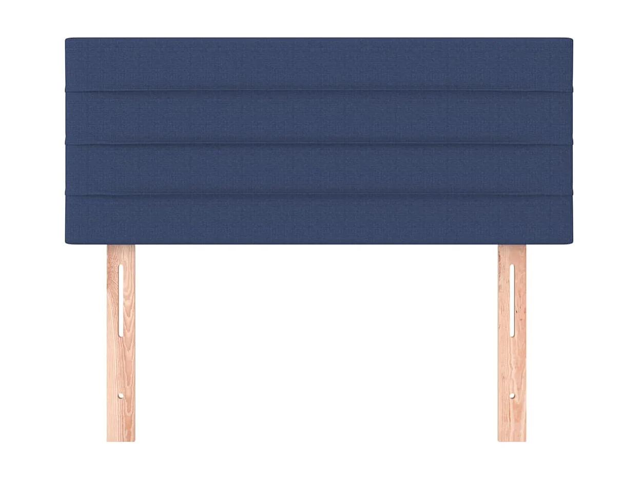 Blauw hoofdbord 90x5x78/88 cm Stof