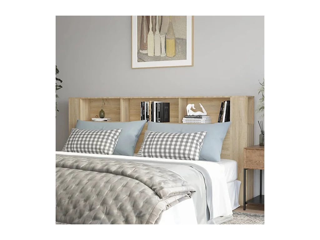 Kopfteilschrank Sonoma Eiche 220x18,5x104,5 cm