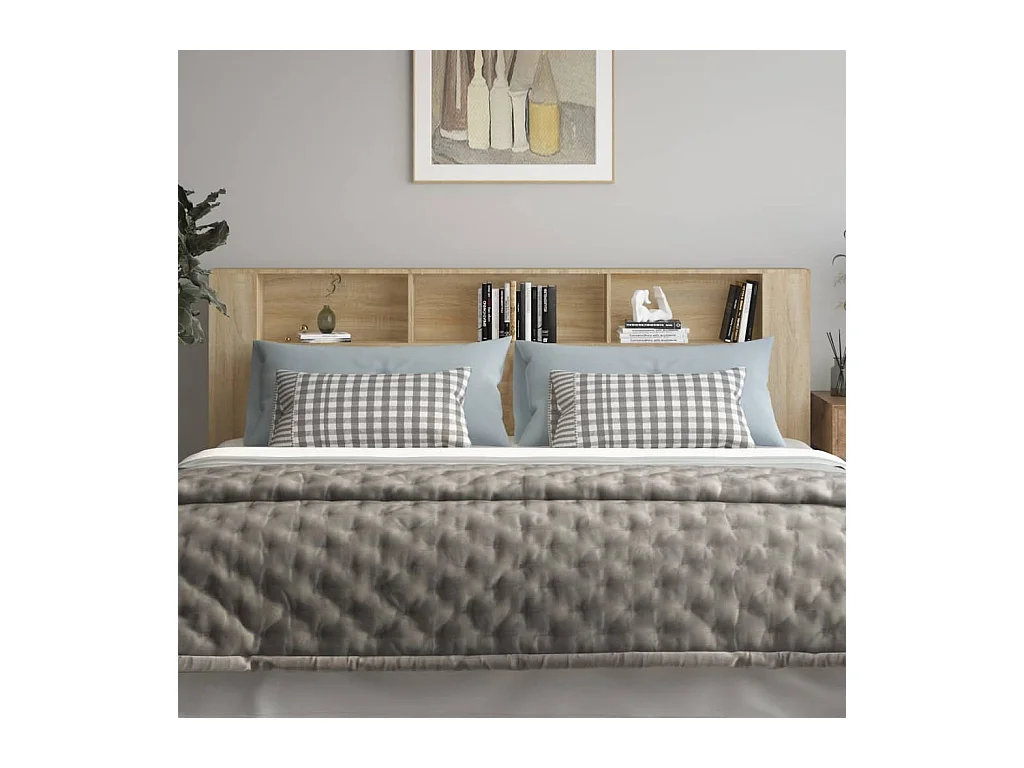 Kopfteilschrank Sonoma Eiche 220x18,5x104,5 cm