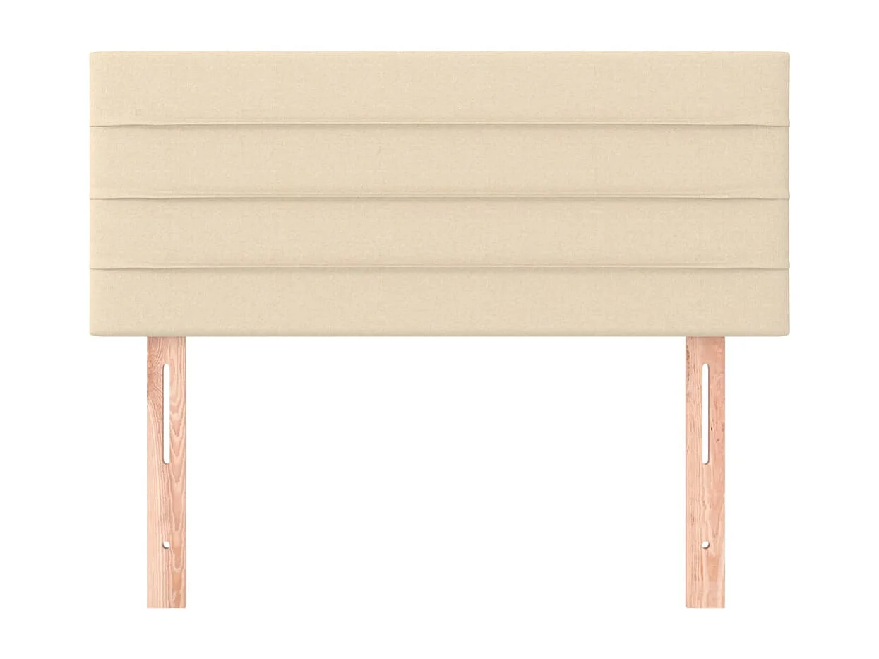 Cabecero crema 80x5x78/88 cm Tela