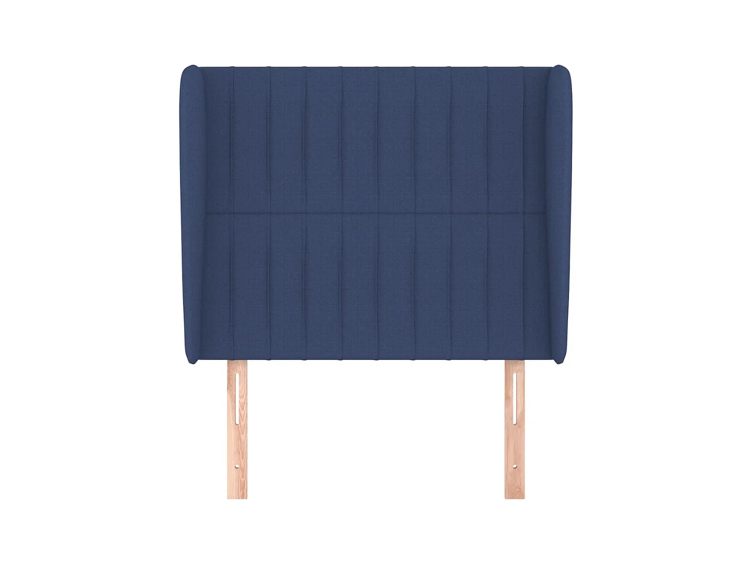 Tête de lit avec oreilles Bleu 93x23x118/128 cm Tissu