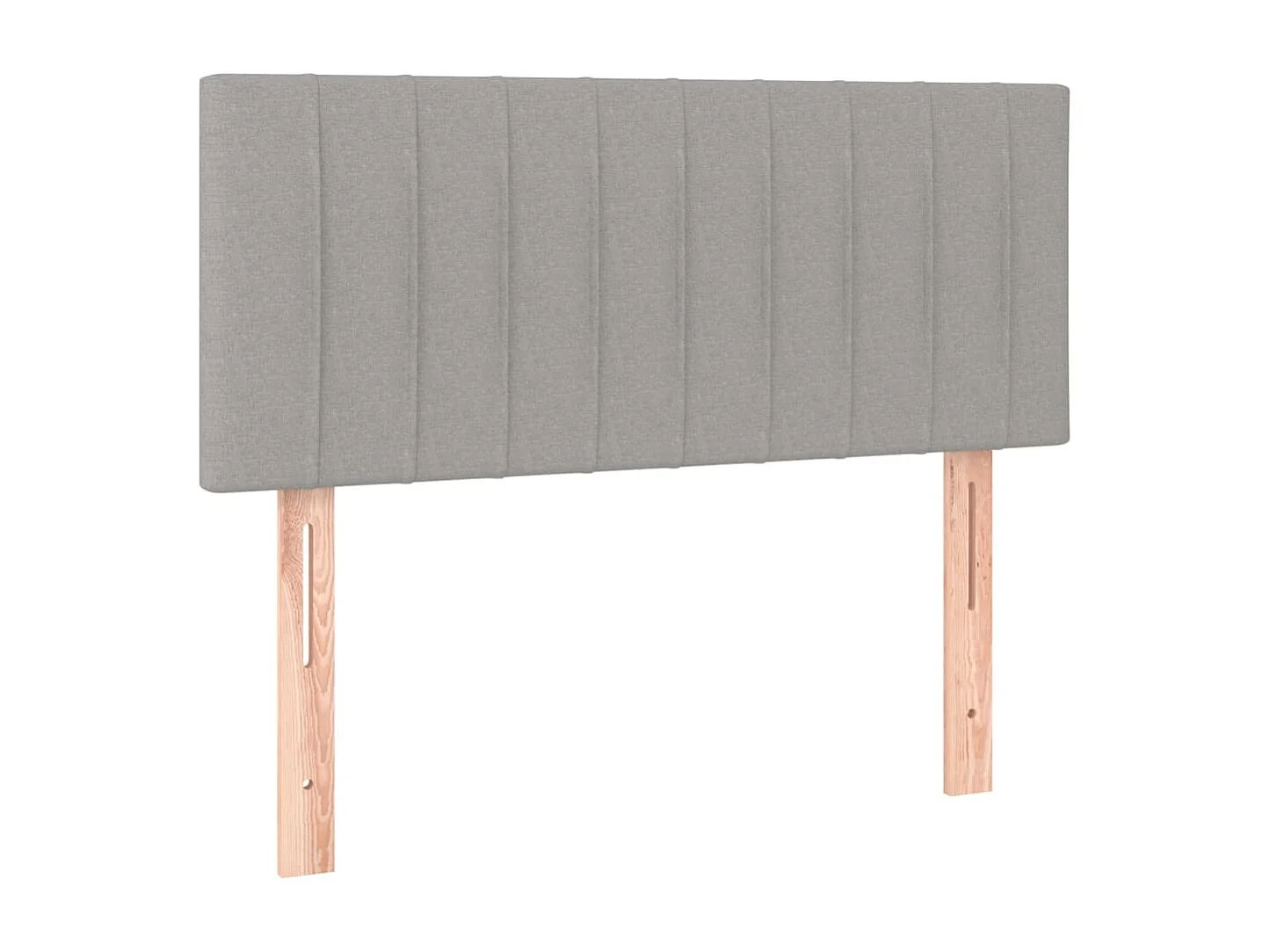Tête de lit Gris clair 80x5x78/88 cm Tissu