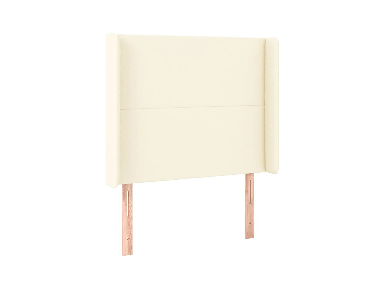 Cabecero con alas Crema 93x16x118/128 cm Piel sintética