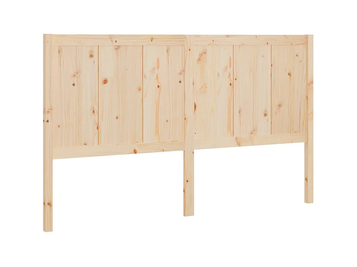 Hoofdbord 145,5x4x100 cm Massief grenenhout